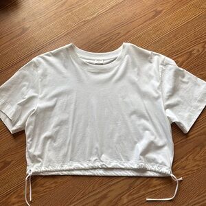 Wilfred Free White Cropped T-Shirt